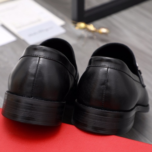 Replica Salvatore Ferragamo Leather Shoes For Men #1070669 $82.00 USD for Wholesale