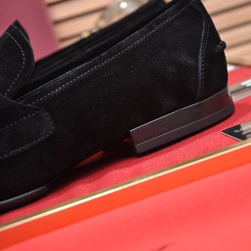 Replica Salvatore Ferragamo Leather Shoes For Men #1070679 $102.00 USD for Wholesale