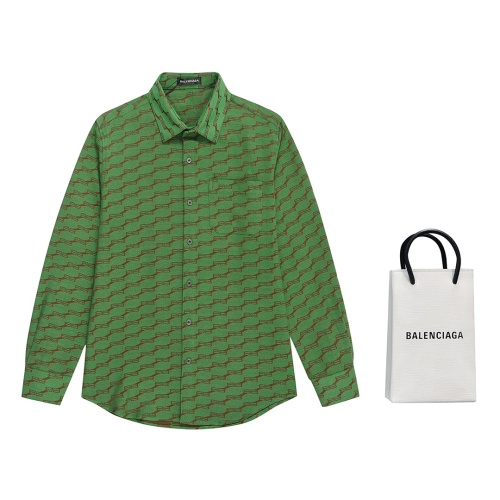Replica Balenciaga Shirts Long Sleeved For Unisex #1070872, $60.00 USD, [ITEM#1070872], Replica Balenciaga Shirts outlet from China