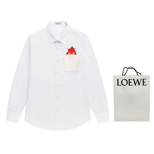 Replica LOEWE Shirts Long Sleeved For Unisex #1070887, $60.00 USD, [ITEM#1070887], Replica LOEWE Shirts outlet from China