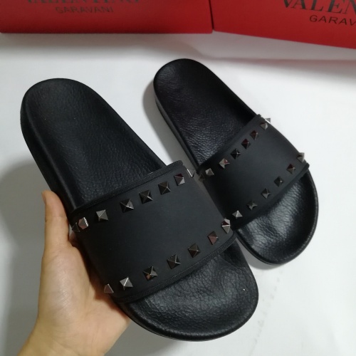 Replica Valentino Slippers For Men #1070904 $52.00 USD for Wholesale