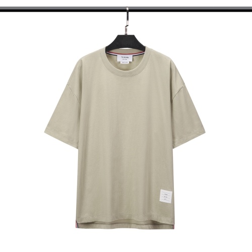 Replica Thom Browne TB T-Shirts Short Sleeved For Unisex #1070929, $52.00 USD, [ITEM#1070929], Replica Thom Browne TB T-Shirts outlet from China