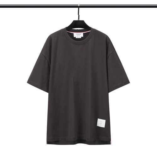 Replica Thom Browne TB T-Shirts Short Sleeved For Unisex #1070930, $52.00 USD, [ITEM#1070930], Replica Thom Browne TB T-Shirts outlet from China