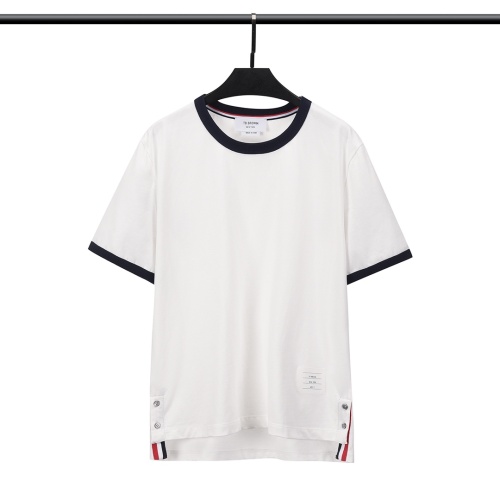 Replica Thom Browne TB T-Shirts Short Sleeved For Unisex #1070952, $52.00 USD, [ITEM#1070952], Replica Thom Browne TB T-Shirts outlet from China