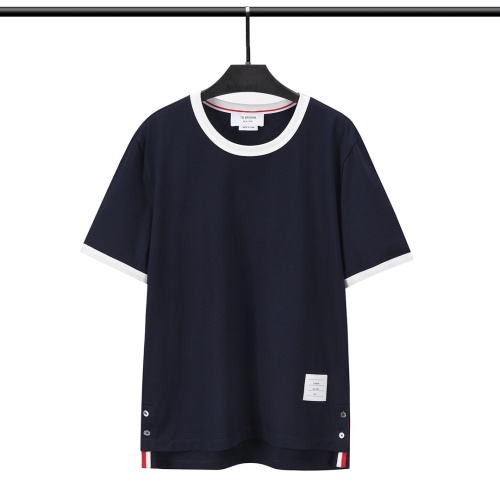 Replica Thom Browne TB T-Shirts Short Sleeved For Unisex #1070953, $52.00 USD, [ITEM#1070953], Replica Thom Browne TB T-Shirts outlet from China