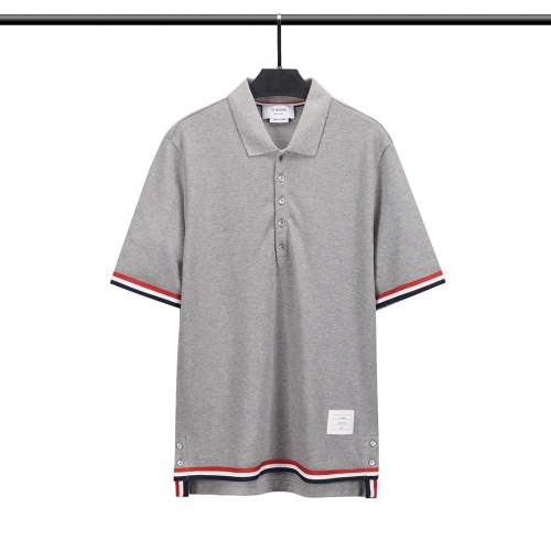 Replica Thom Browne TB T-Shirts Short Sleeved For Unisex #1070956, $52.00 USD, [ITEM#1070956], Replica Thom Browne TB T-Shirts outlet from China