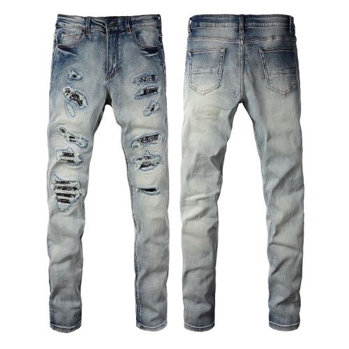 Replica Amiri Jeans For Men #1070972, $64.00 USD, [ITEM#1070972], Replica Amiri Jeans outlet from China