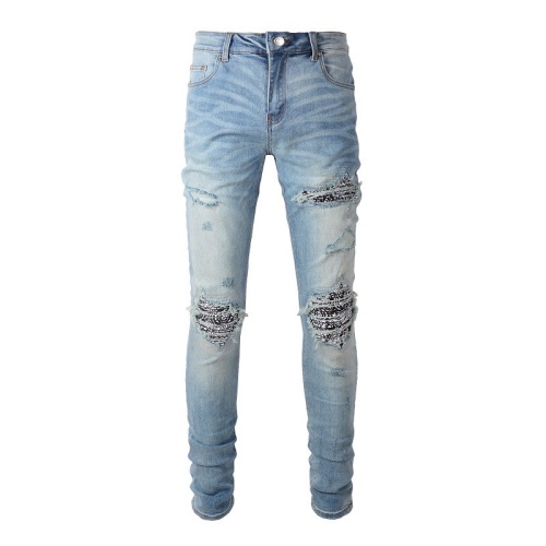 Replica Amiri Jeans For Men #1070973 $64.00 USD for Wholesale