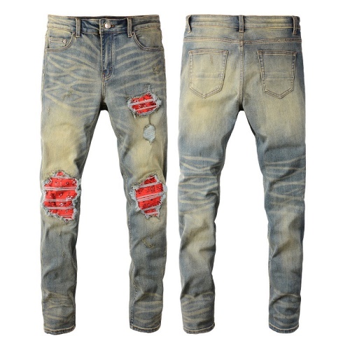 Replica Amiri Jeans For Men #1070978, $64.00 USD, [ITEM#1070978], Replica Amiri Jeans outlet from China