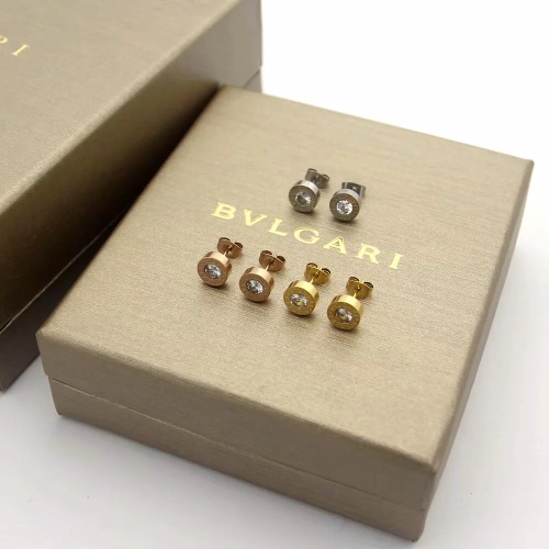 Replica Bvlgari Earrings For Women #1071172 $24.00 USD for Wholesale