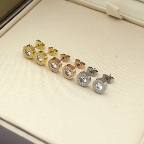 Replica Bvlgari Earrings For Women #1071173 $24.00 USD for Wholesale