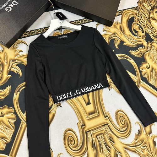 Replica Dolce & Gabbana D&G Tracksuits Middle Sleeved For Women #1072632 $108.00 USD for Wholesale