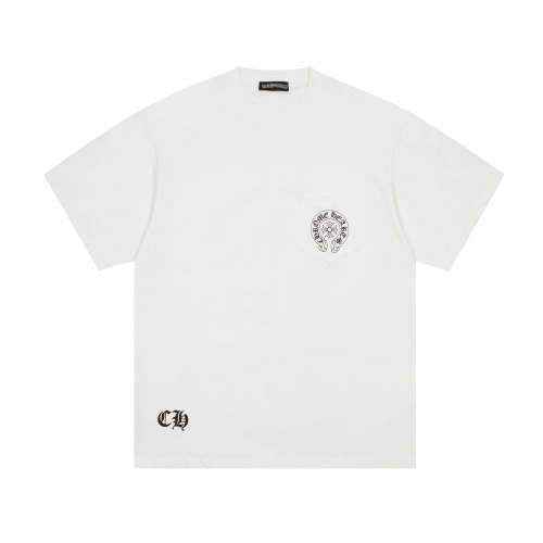 Replica Chrome Hearts T-Shirts Short Sleeved For Unisex #1072719 $34.00 USD for Wholesale