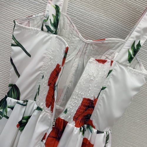 Replica Dolce & Gabbana Dresses Sleeveless For Women #1072853 $98.00 USD for Wholesale