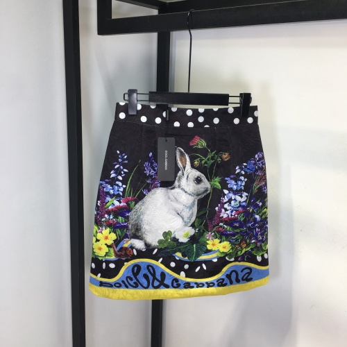 Replica Dolce & Gabbana D&G Skirts For Women #1072876 $64.00 USD for Wholesale