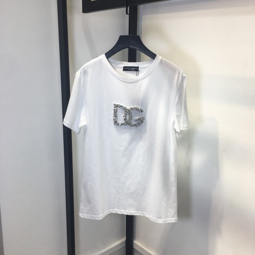 Replica Dolce & Gabbana D&G Tracksuits Short Sleeved For Women #1072907 $105.00 USD for Wholesale