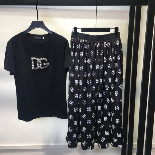Replica Dolce &amp; Gabbana D&amp;G Tracksuits Short Sleeved For Women #1072908, $105.00 USD, [ITEM#1072908], Replica Dolce &amp; Gabbana D&amp;G Tracksuits outlet from China