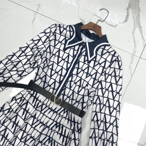 Replica Valentino Dresses Long Sleeved For Women #1072961 $112.00 USD for Wholesale