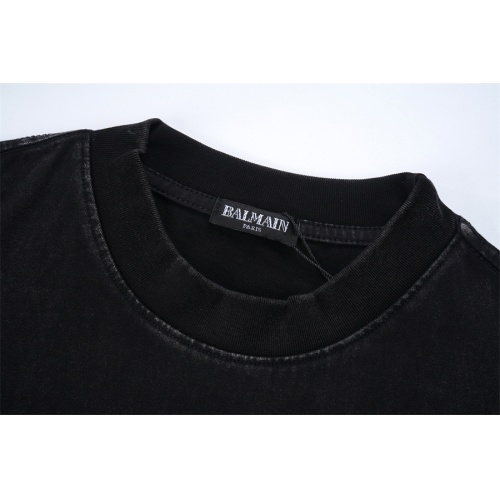 Replica Balmain T-Shirts Short Sleeved For Unisex #1073020 $34.00 USD for Wholesale
