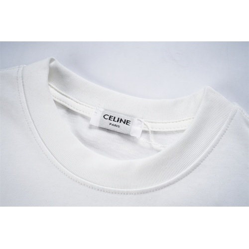 Replica Celine T-Shirts Short Sleeved For Unisex #1073021 $34.00 USD for Wholesale