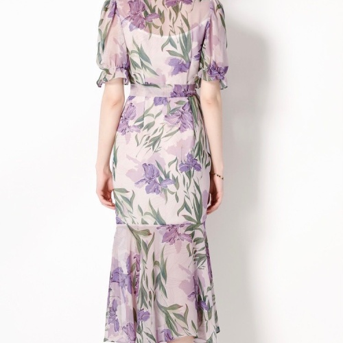 Replica Valentino Dresses Middle Sleeved For Women #1073049 $64.00 USD for Wholesale