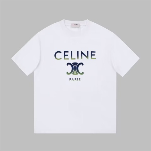 Replica Celine T-Shirts Short Sleeved For Unisex #1073095, $42.00 USD, [ITEM#1073095], Replica Celine T-Shirts outlet from China