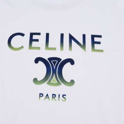 Replica Celine T-Shirts Short Sleeved For Unisex #1073095 $42.00 USD for Wholesale