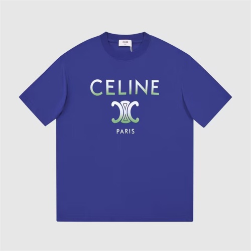 Replica Celine T-Shirts Short Sleeved For Unisex #1073096, $42.00 USD, [ITEM#1073096], Replica Celine T-Shirts outlet from China