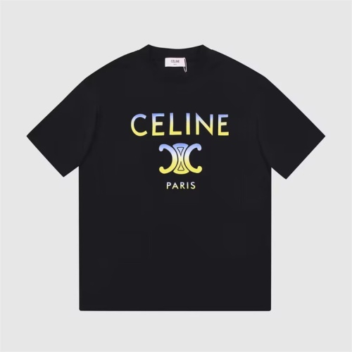 Replica Celine T-Shirts Short Sleeved For Unisex #1073097, $42.00 USD, [ITEM#1073097], Replica Celine T-Shirts outlet from China