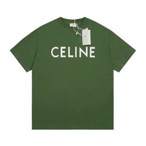 Replica Celine T-Shirts Short Sleeved For Unisex #1073098, $42.00 USD, [ITEM#1073098], Replica Celine T-Shirts outlet from China