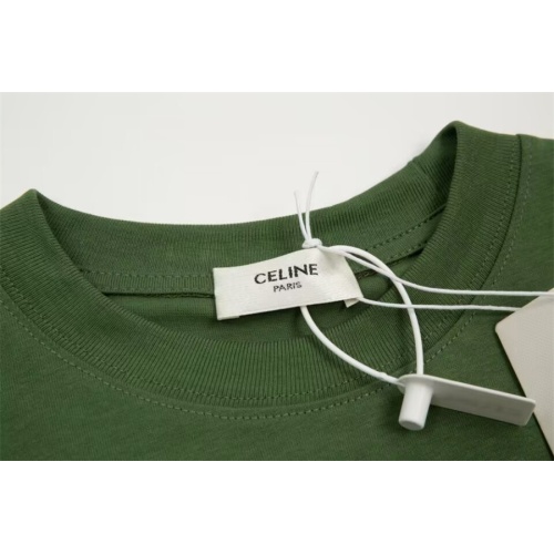 Replica Celine T-Shirts Short Sleeved For Unisex #1073098 $42.00 USD for Wholesale