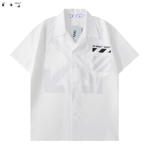 Replica Off-White Shirts Short Sleeved For Men #1073145 $36.00 USD for Wholesale