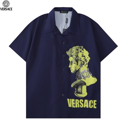 Replica Versace Shirts Short Sleeved For Men #1073147, $36.00 USD, [ITEM#1073147], Replica Versace Shirts outlet from China
