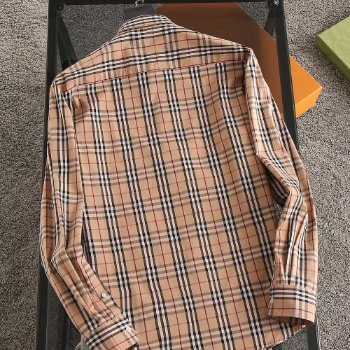 Replica Burberry Shirts Long Sleeved For Men #1073221 $39.00 USD for Wholesale