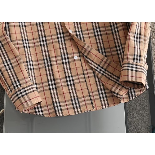 Replica Burberry Shirts Long Sleeved For Men #1073221 $39.00 USD for Wholesale