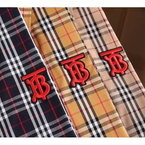 Replica Burberry Shirts Long Sleeved For Men #1073223 $39.00 USD for Wholesale