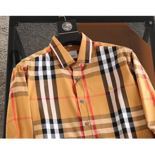 Replica Burberry Shirts Long Sleeved For Men #1073224 $38.00 USD for Wholesale