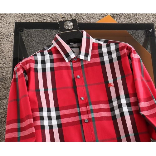 Replica Burberry Shirts Long Sleeved For Men #1073225 $38.00 USD for Wholesale