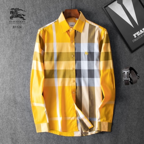 Replica Burberry Shirts Long Sleeved For Men #1073228, $38.00 USD, [ITEM#1073228], Replica Burberry Shirts outlet from China