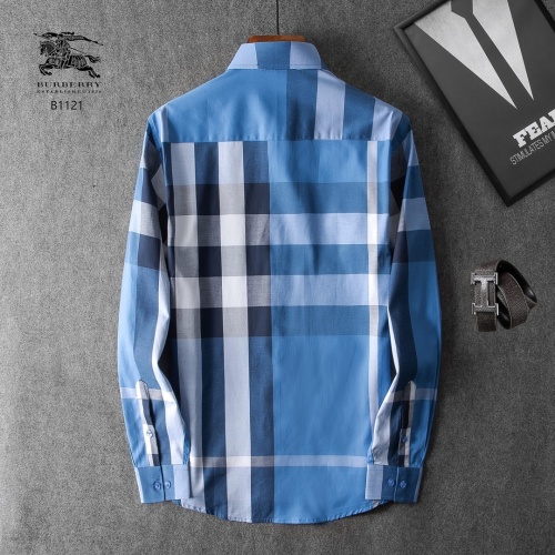 Replica Burberry Shirts Long Sleeved For Men #1073229 $38.00 USD for Wholesale