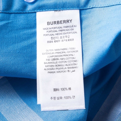 Replica Burberry Shirts Short Sleeved For Men #1073230 $38.00 USD for Wholesale