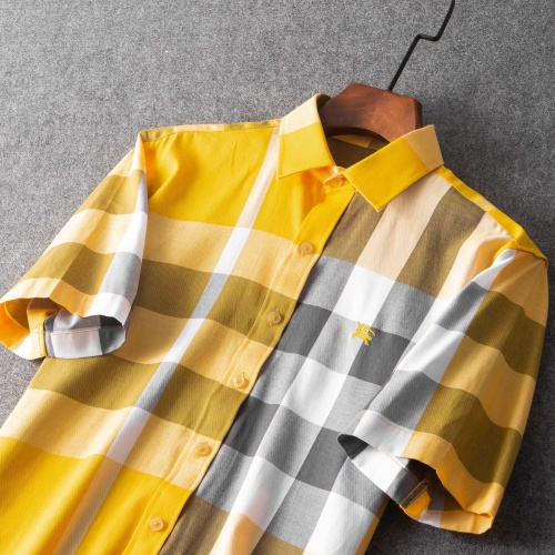 Replica Burberry Shirts Short Sleeved For Men #1073231 $38.00 USD for Wholesale