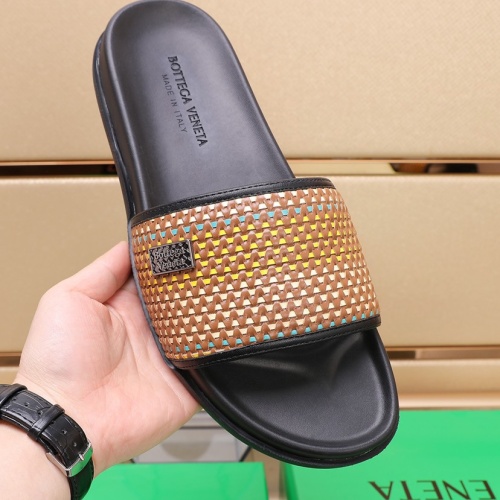 Replica Bottega Veneta BV Slippers For Men #1073249 $80.00 USD for Wholesale