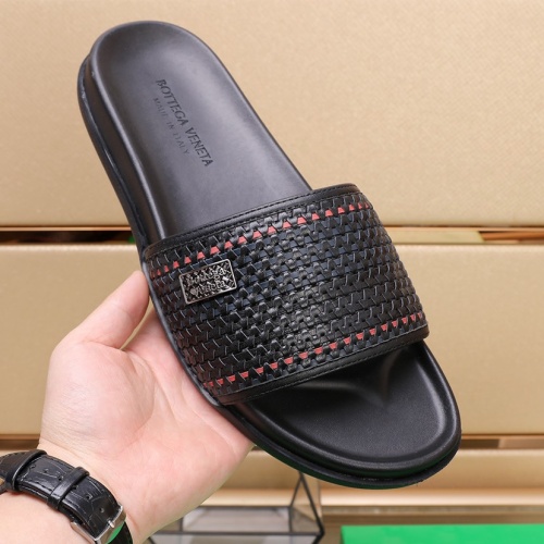 Replica Bottega Veneta BV Slippers For Men #1073252 $80.00 USD for Wholesale