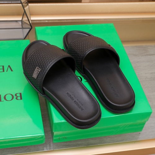 Replica Bottega Veneta BV Slippers For Men #1073254 $72.00 USD for Wholesale