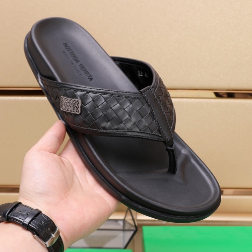 Replica Bottega Veneta BV Slippers For Men #1073255 $72.00 USD for Wholesale