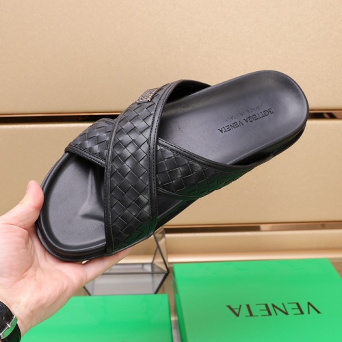 Replica Bottega Veneta BV Slippers For Men #1073256 $72.00 USD for Wholesale