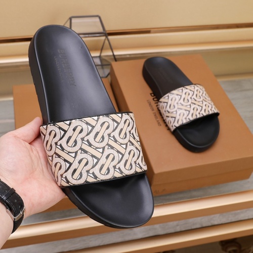 Replica Burberry Slippers For Men #1073259 $68.00 USD for Wholesale