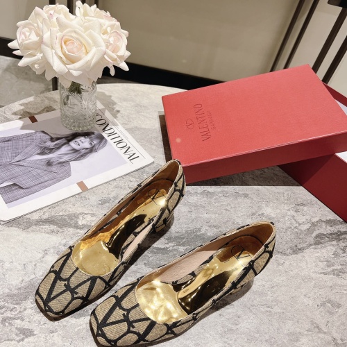Replica Valentino High-Heeled Shoes For Women #1073299 $85.00 USD for Wholesale