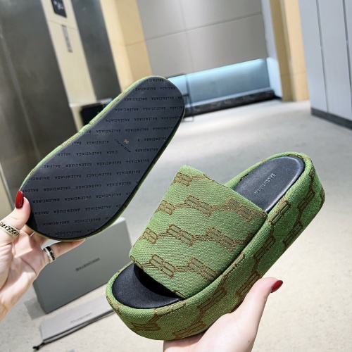 Replica Balenciaga Slippers For Women #1073385 $80.00 USD for Wholesale